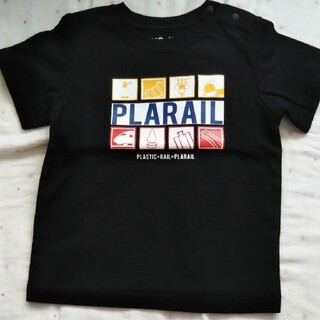 グローバルワーク(GLOBAL WORK)の新品・プラレール黒Tシャツ(Ｔシャツ)