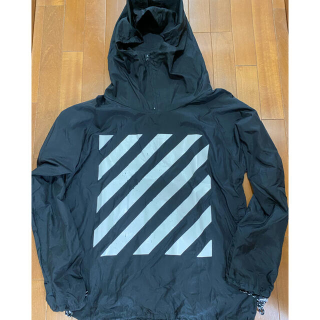 OFF-WHITE(オフホワイト)のOFF WHITE オフホワイト ナイロンパーカー アノラック メンズのトップス(パーカー)の商品写真