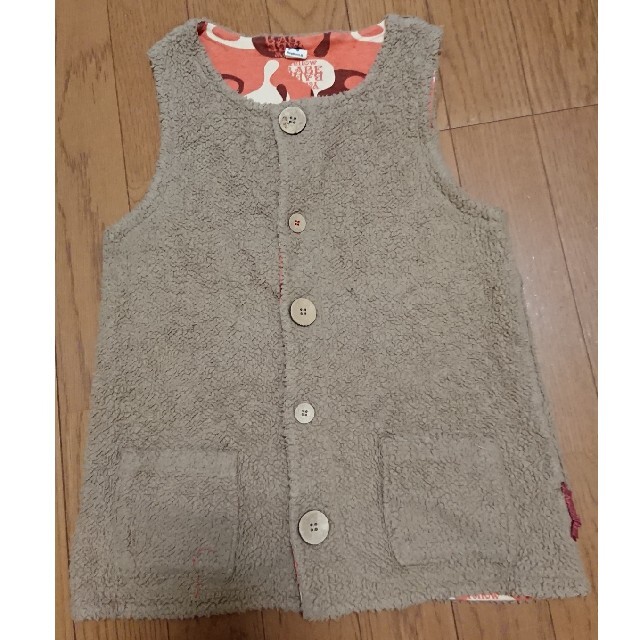 RAG MART(ラグマート)のラグマート ボアベスト 120 キッズ/ベビー/マタニティのキッズ服女の子用(90cm~)(カーディガン)の商品写真