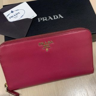 プラダ(PRADA)の★近日最終★PRADA プラダ 長財布 ピンク(長財布)