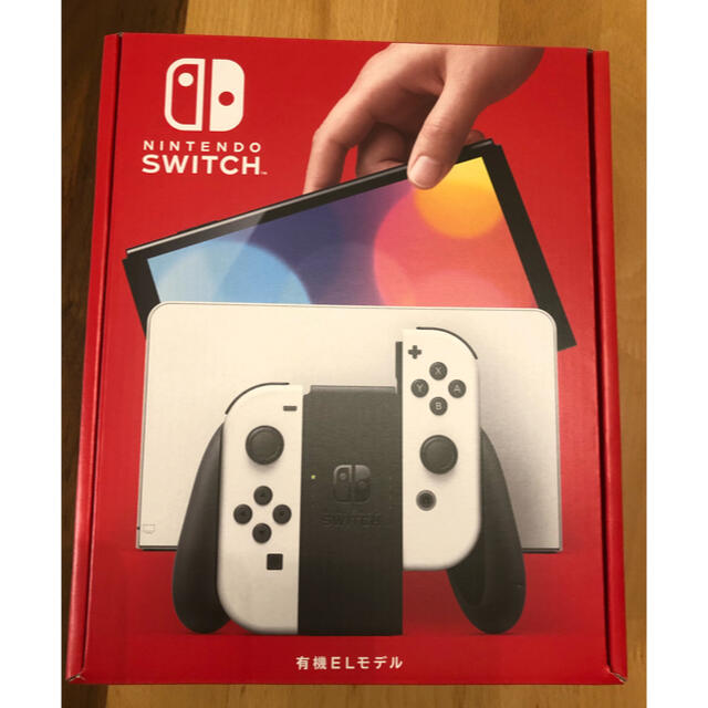 Nintendo Switch(ニンテンドースイッチ)のNintendo ニンテンドースイッチ　有機ＥＬモデル　ホワイト エンタメ/ホビーのゲームソフト/ゲーム機本体(家庭用ゲーム機本体)の商品写真