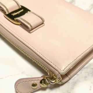 グランドセール alvatoreFerragamo長財布 リボン L字タイプ 長財布