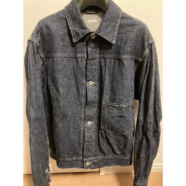 COMOLI(コモリ)の今月限定21ss comoliデニムジャケット サイズ2 denim jaket メンズのジャケット/アウター(Gジャン/デニムジャケット)の商品写真