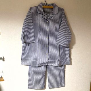 ストライプのパジャマ　ブルー　5L(パジャマ)