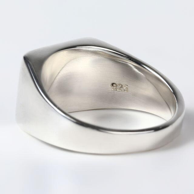 (23号) シルバー リング 925 メンズ シグネットリング 印台 メンズのアクセサリー(リング(指輪))の商品写真