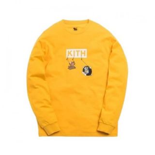 KITH キス ボックスロゴ ロンT トム ジェリー 黄 パーカー Mサイズ - T