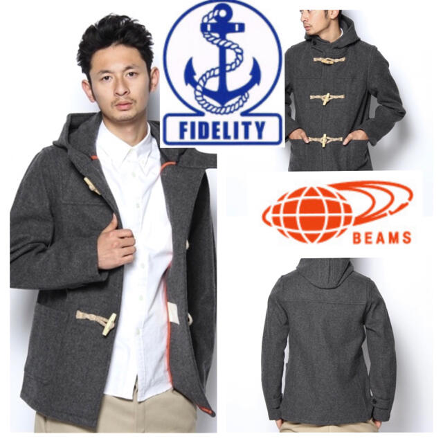 FIDELITY - 美品◇FIDELITY BEAMS◇別注 メルトン ショート ダッフル