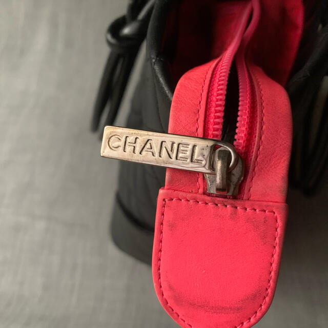 CHANEL(シャネル)のOLD CHANEL マトラッセ カンボンライン ブラック ハンドバッグ レディースのバッグ(ハンドバッグ)の商品写真