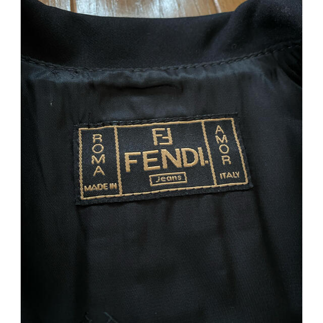 FENDI フェンディ ベロア ベスト ノースリーブ トップス ジャケット ジレ