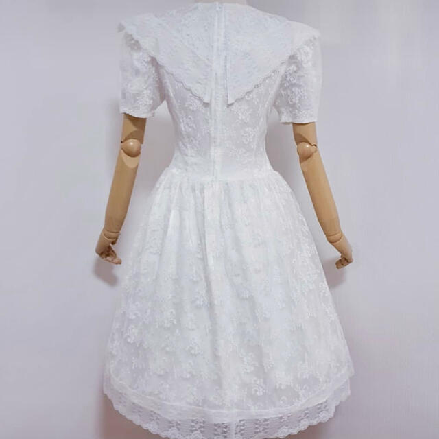 GUNNE SAX ワンピース　ガニーサックス　ドレス　ホワイト　レース