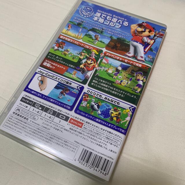 任天堂(ニンテンドウ)のマリオゴルフ スーパーラッシュ Switch エンタメ/ホビーのゲームソフト/ゲーム機本体(家庭用ゲームソフト)の商品写真