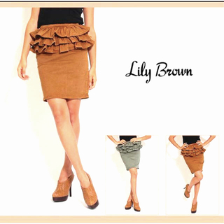 リリーブラウン(Lily Brown)の★リリーブラウン♡フリルスカート(ひざ丈スカート)