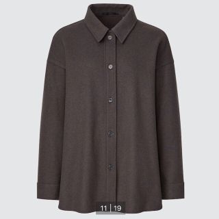 ユニクロ(UNIQLO)のUNIQLO ブラッシュドジャージーシャツジャケット、ストレートパンツ(セット/コーデ)