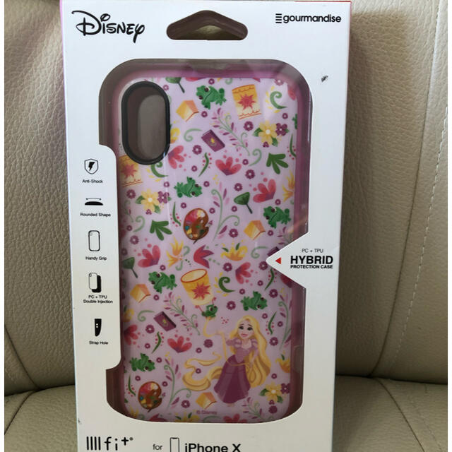 Disney(ディズニー)のラプンツェルのiPhone X用ケース スマホ/家電/カメラのスマホアクセサリー(iPhoneケース)の商品写真