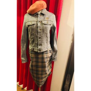 ヴィヴィアンウエストウッド(Vivienne Westwood)のふれっしゅ嫁様専用9650円→ヴィヴィアンアングロマニアグレーデニムジャケットM(Gジャン/デニムジャケット)