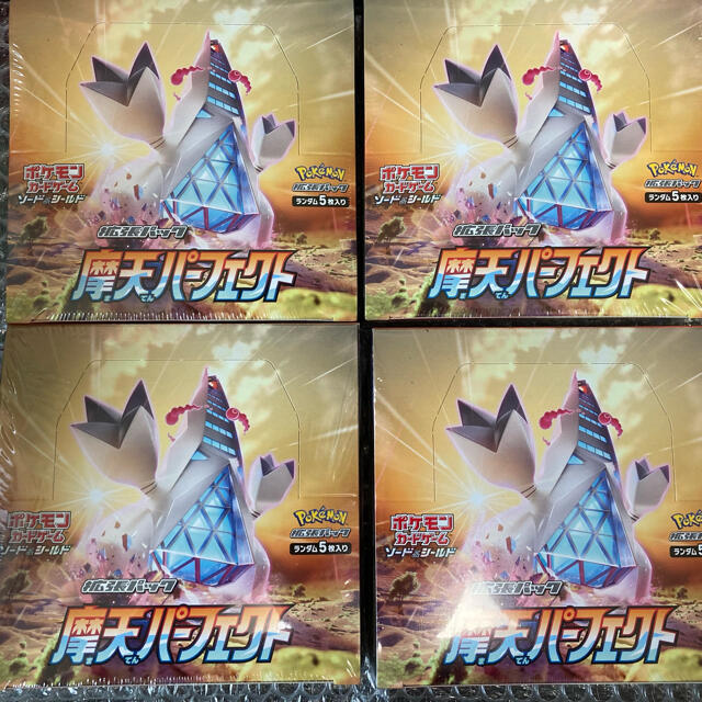 4BOX ポケモンカードゲーム ソード&シールド 拡張パック 摩天パーフェクトトレーディングカード