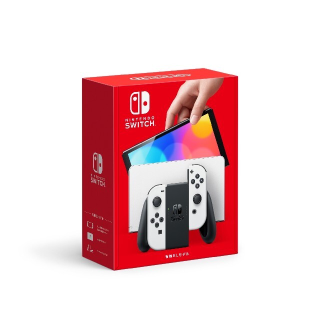 Nintendo Switch(ニンテンドースイッチ)のNintendo switch 有機EL ホワイト エンタメ/ホビーのゲームソフト/ゲーム機本体(家庭用ゲーム機本体)の商品写真
