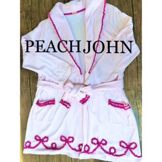 ピーチジョン(PEACH JOHN)の未使用 リボン難有り バスローブ ピーチジョン PJ ルームウェア M(ルームウェア)