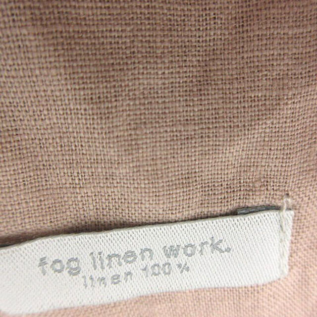 fog linen work(フォグリネンワーク)のフォグリネンワーク ストール マフラー リネン ピンク レディースのファッション小物(ストール/パシュミナ)の商品写真