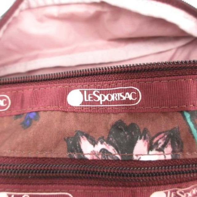 LeSportsac(レスポートサック)のレスポートサック ウエストバッグ ボディバッグ 花柄 総柄 茶 レディースのバッグ(ボディバッグ/ウエストポーチ)の商品写真