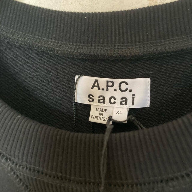 sacai(サカイ)の新品　SACAI A.P.C. TANI スウェット　XLサイズ メンズのトップス(スウェット)の商品写真