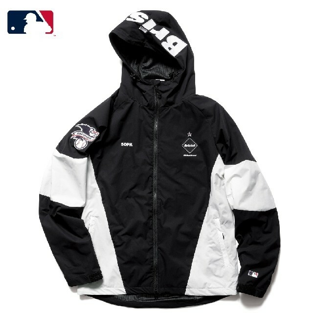 F.C.R.B.(エフシーアールビー)のF.C.Real Bristol MLB JACKET WHITE SOX XL メンズのジャケット/アウター(ナイロンジャケット)の商品写真