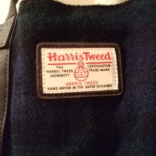 ハリスツイード(Harris Tweed)のハリスツイード　バックショルダー付(ショルダーバッグ)