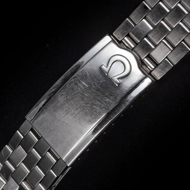 オメガ　純正品　美品　腕時計　金属ベルト　ステンレス　超希少