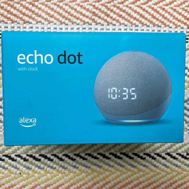 Echo Dot with clock エコードットウィズクロック ブルー 2個