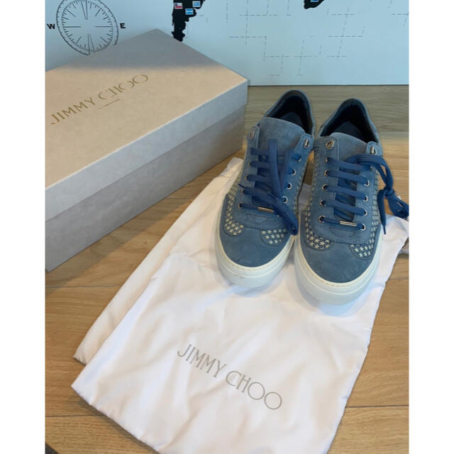 JIMMY CHOO(ジミーチュウ)の新品未使用 ジミーチュウ jimmy choo ACE 42.5 メンズの靴/シューズ(スニーカー)の商品写真
