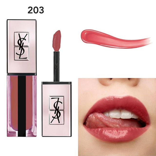 Yves Saint Laurent Beaute(イヴサンローランボーテ)の【新品】ysl✿ウォーターグロウ✿203 コスメ/美容のベースメイク/化粧品(口紅)の商品写真