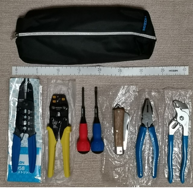 第二種電気工事士 技能試験工具セット HOZAN DK-28 第二種電気工事士 技能試験工具セット HOZAN DK-28