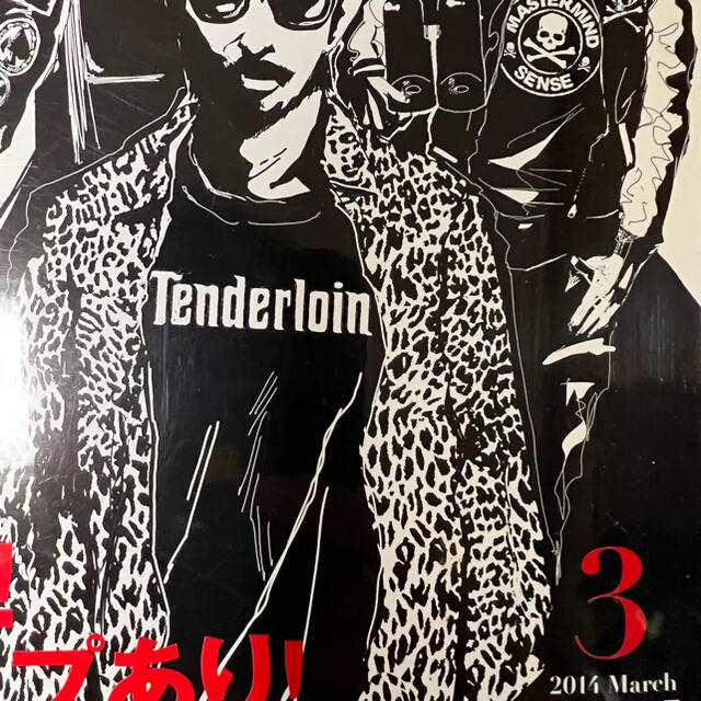 SENSE(センス)の絶版！ SENSE センス 2014年 3月号 TENDERLOIN テンダー エンタメ/ホビーの雑誌(ファッション)の商品写真