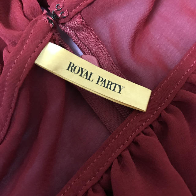 ROYAL PARTY(ロイヤルパーティー)のロイヤルパーティー シフォン トップス レディースのトップス(シャツ/ブラウス(長袖/七分))の商品写真