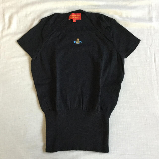全日本送料無料 Vivienne Westwood 【レア】変形ノースリーブ・ニット(黒 - ニット/セーター
