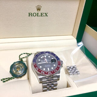 美品 ロレックス GMTマスターII 126710BLRO ペプシ 赤青②(腕時計(アナログ))