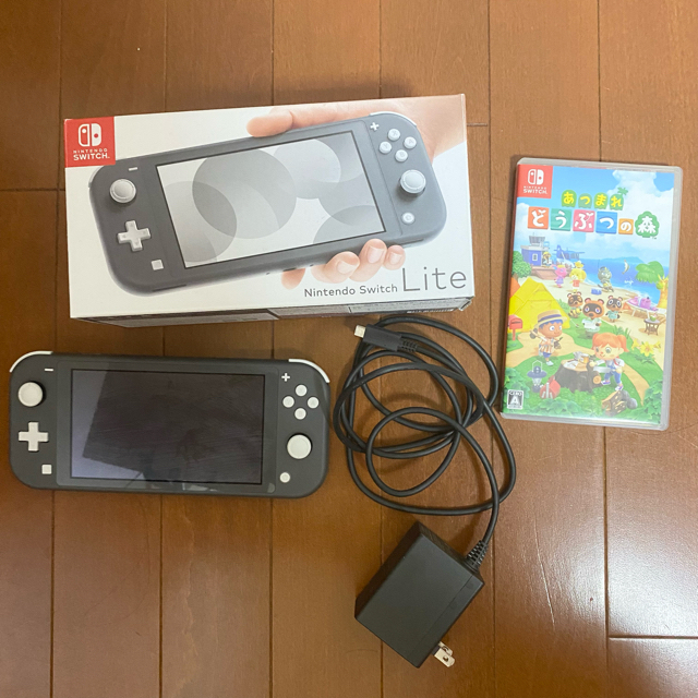 nintendo switch lite グレー ＆ あつ森セット（バラ売り可） - 携帯用 ...