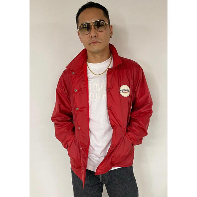 本店限定 TENDERLOIN テンダーロイン コーチ ジャケット 赤 L | www