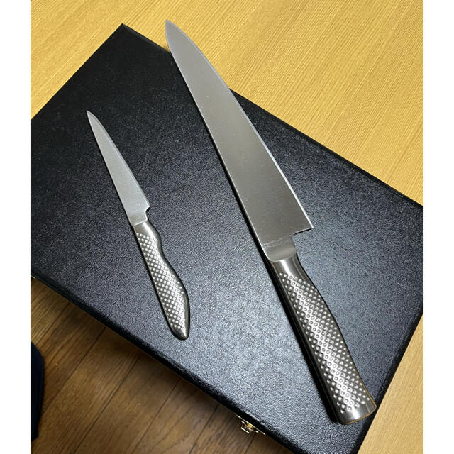 GLOBAL 牛刀24㎝ ペティ11㎝の通販 by すっぽん's shop｜グローバルならラクマ - 包丁 グローバル セール新品