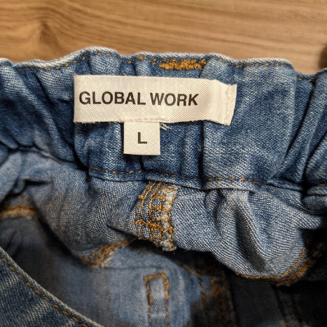 GLOBAL WORK(グローバルワーク)のグローバルワーク　サロペット　オーバーオールＬサイズ　120 キッズ/ベビー/マタニティのキッズ服女の子用(90cm~)(パンツ/スパッツ)の商品写真