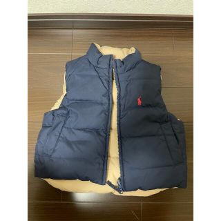 ラルフローレン(Ralph Lauren)のラルフローレン　ダウンベスト　リバーシブル　80(ジャケット/コート)