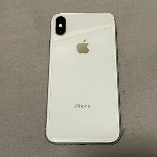 アップル(Apple)のiPhone X Silver 256GB au SIMフリー(スマートフォン本体)