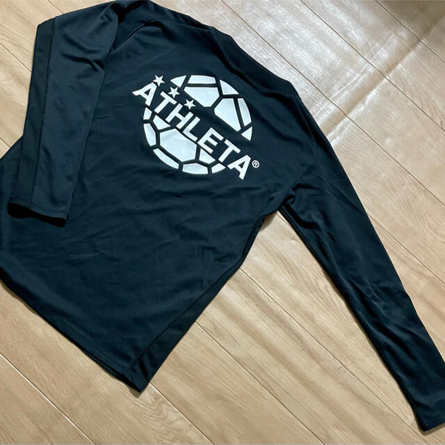 ATHLETA(アスレタ)の150 トップス2枚セット ロングtシャツ アスレタ ATHLETA ストレッチ キッズ/ベビー/マタニティのキッズ服男の子用(90cm~)(Tシャツ/カットソー)の商品写真