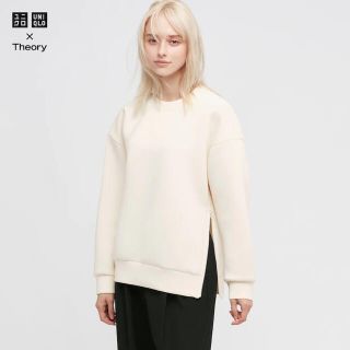 ユニクロ(UNIQLO)の新品未使用 ウルトラストレッチドライスウェットプルオーバー(トレーナー/スウェット)