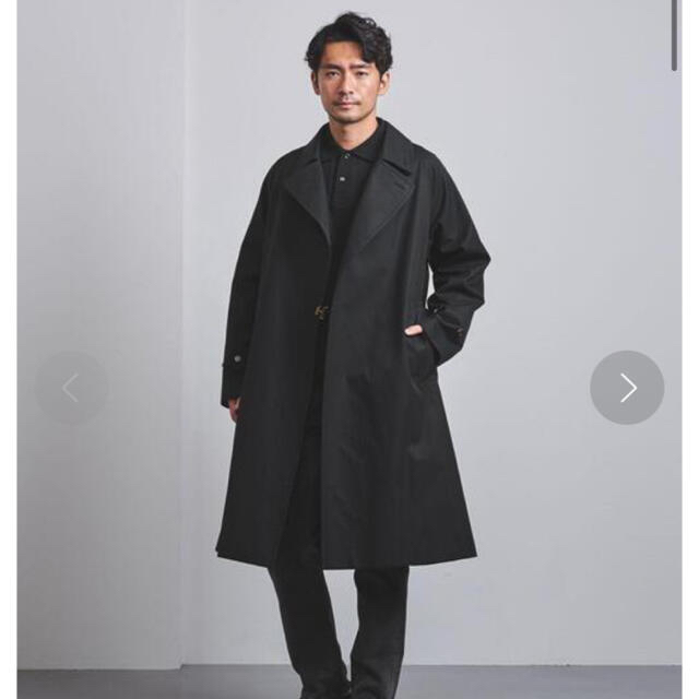 UNITED ARROWS(ユナイテッドアローズ)のユナイテッドアローズ　フィンクスコットンラップコートM メンズのジャケット/アウター(トレンチコート)の商品写真