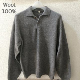 Wool 100 % * ニットポロ(ニット/セーター)