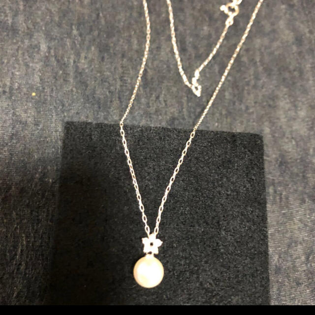 MIKIMOTO(ミキモト)のミキモト　ペルリータ　k18  ダイヤモンド　パール　ネックレス レディースのアクセサリー(ネックレス)の商品写真