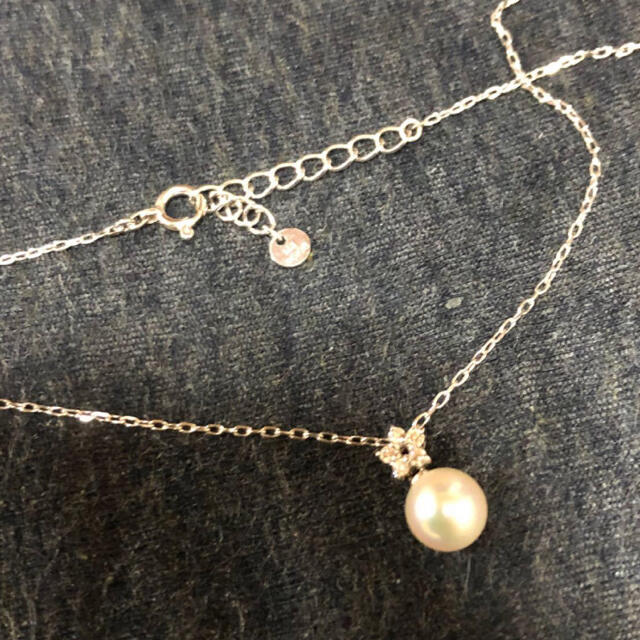 MIKIMOTO(ミキモト)のミキモト　ペルリータ　k18  ダイヤモンド　パール　ネックレス レディースのアクセサリー(ネックレス)の商品写真