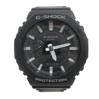 ジーショック(G-SHOCK)のカシオジーショック GA-2100-1AJF アナデジ 腕時計 ブラック(腕時計)