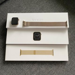 アップルウォッチ(Apple Watch)のApple Watch 6 GPS +Cellular 40mm ゴールド(腕時計(デジタル))